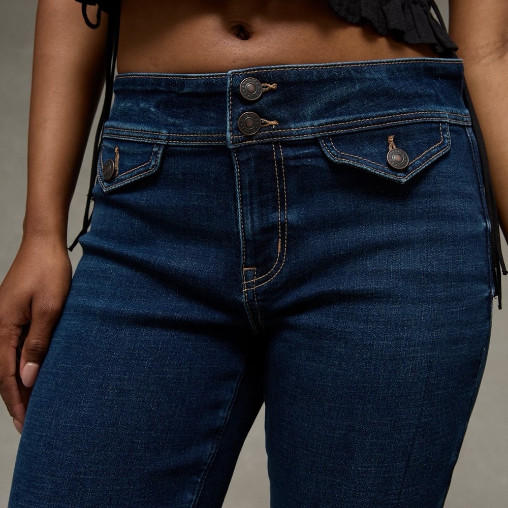 American Eagle Next Level Low-Rise Kick Bootcut Jeans - Picture 6 of 9